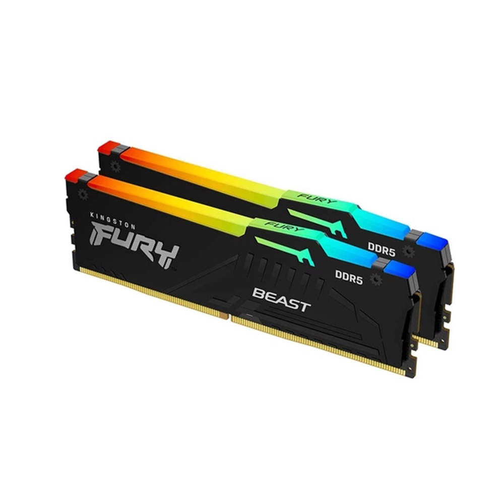 RAM Kingston FURY Beast RGB 32GB (2x16GB) DDR5 6000Mhz (KF560C40BBAK2-32)